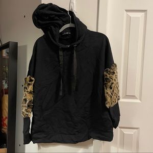 Zara Fur Hoodie
